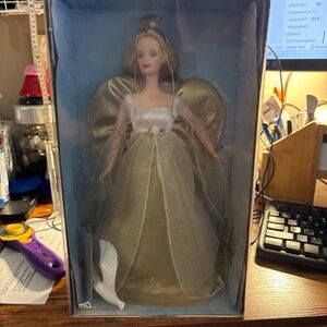 Mattel Angelic Doll with Gold and White Ensemble-Barbie 1999